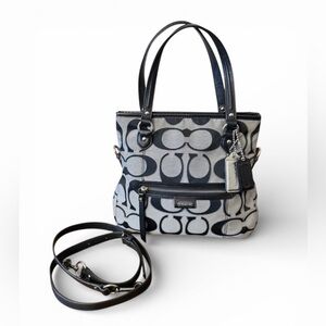 Coach Daisy Outline Signature Metallic Mia Shoulder Bag